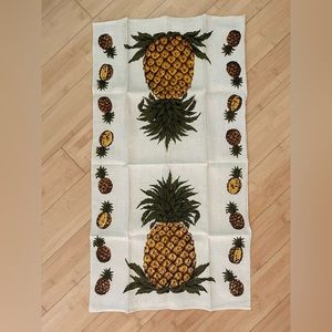 Pineapple Linen Tea Towel